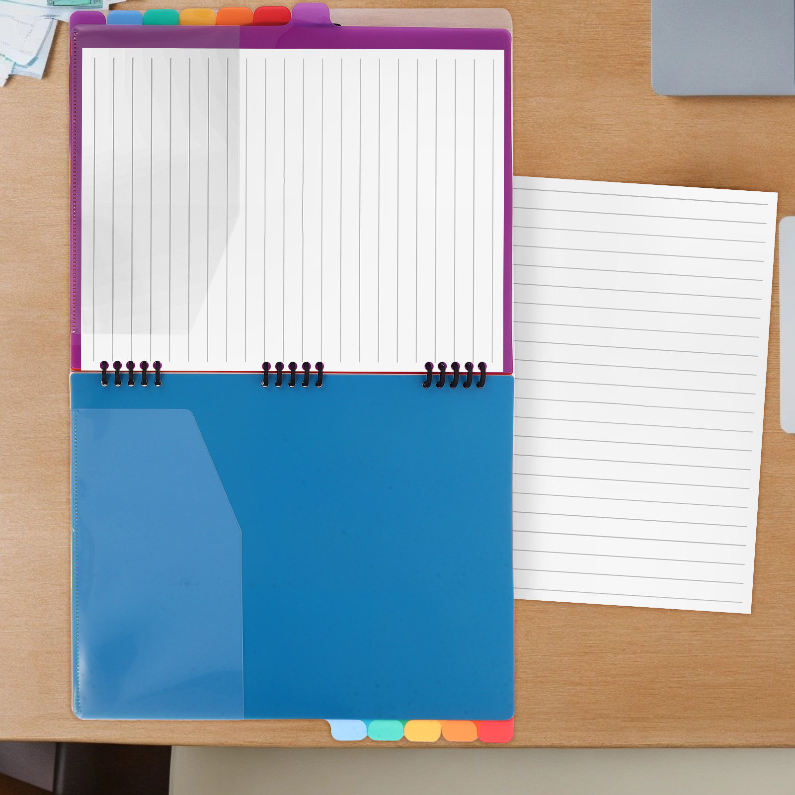 Tab Divider A4 - A4 문서 정리 파일 바인더 (컬러
