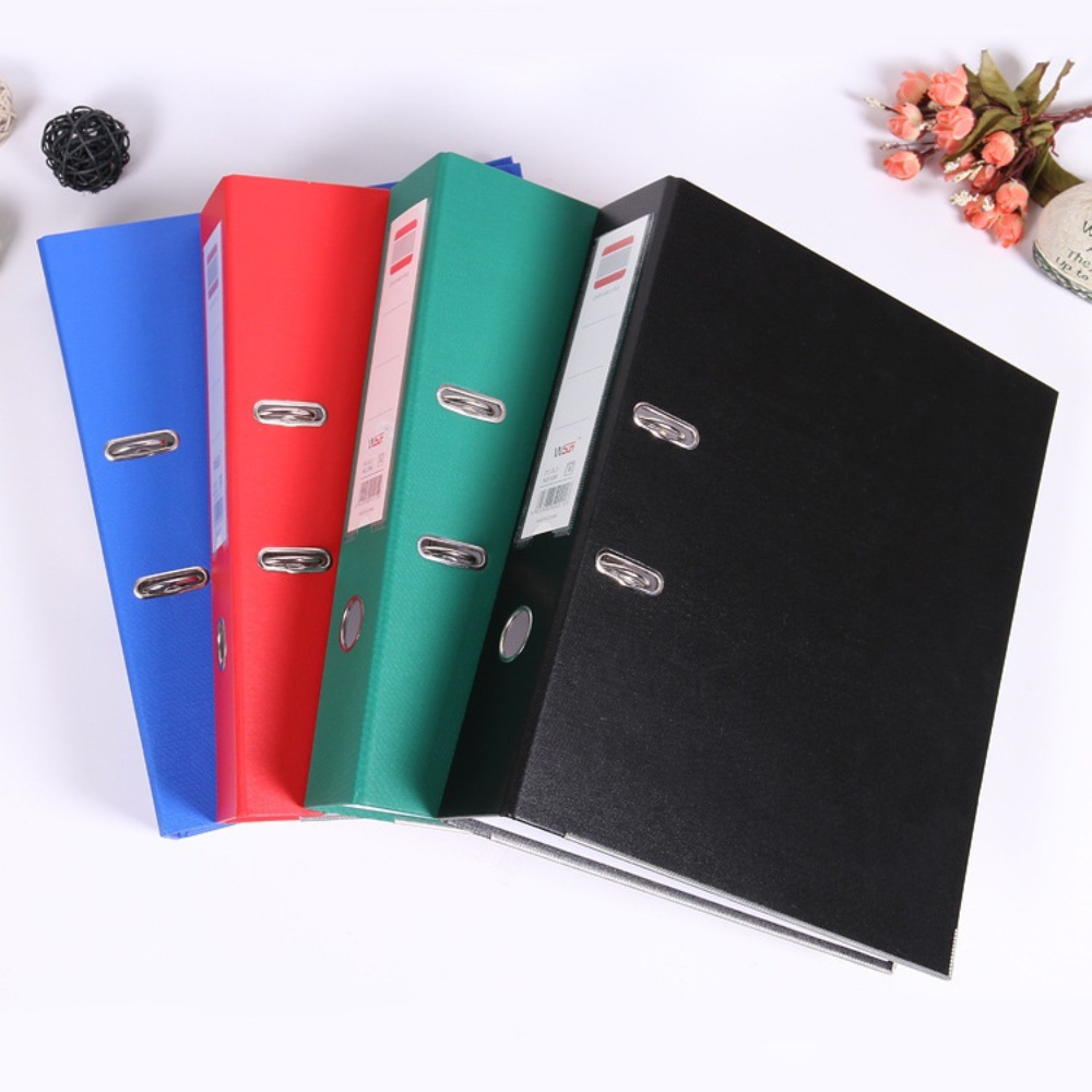 Binder A4 Lever - 휴대용 대용량 폴더 2 링 레버