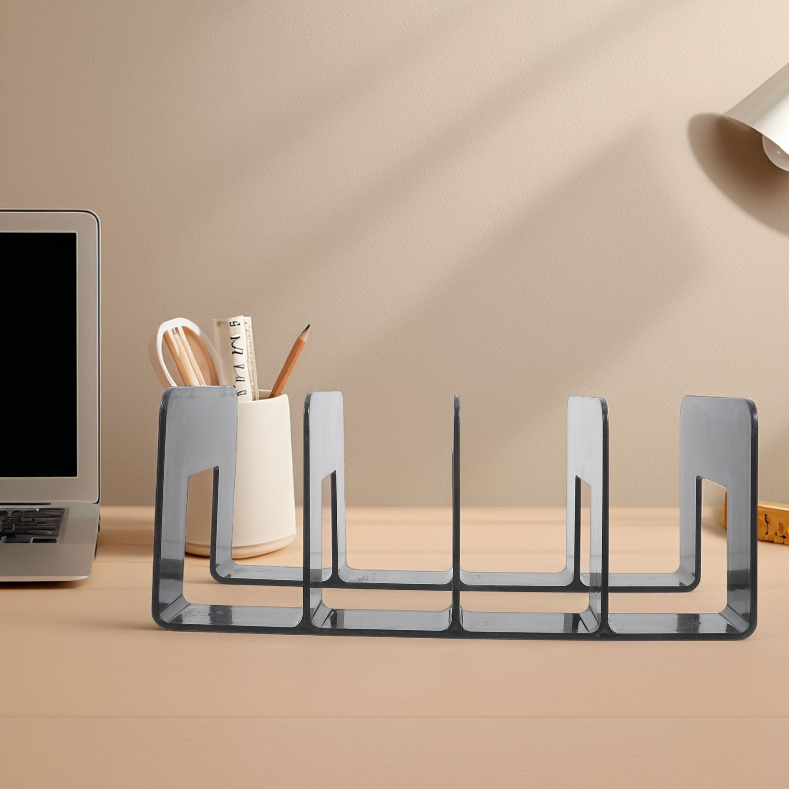 Magazine Holder Rack - 책꽂이 선반용 책꽂이 데스크탑 정리함 잡지꽂이
