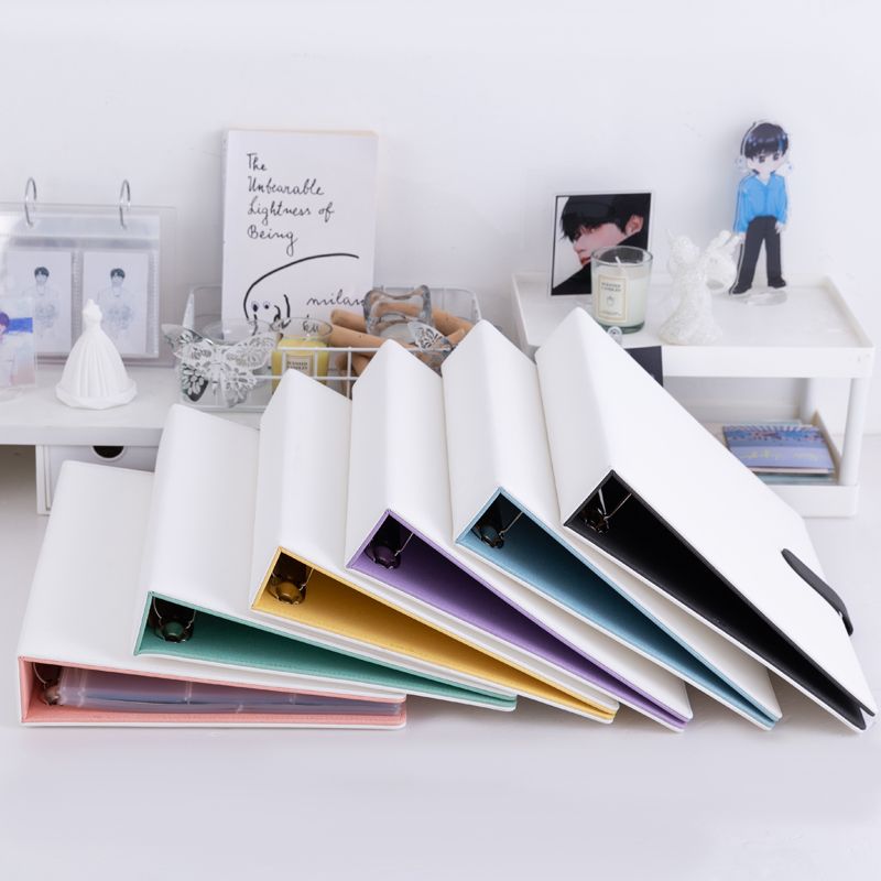 컬러 블로킹 바인더 A4 루즈리프 포토카드 홀더 D링  - Binder A4 Lever 리뷰 및 가격