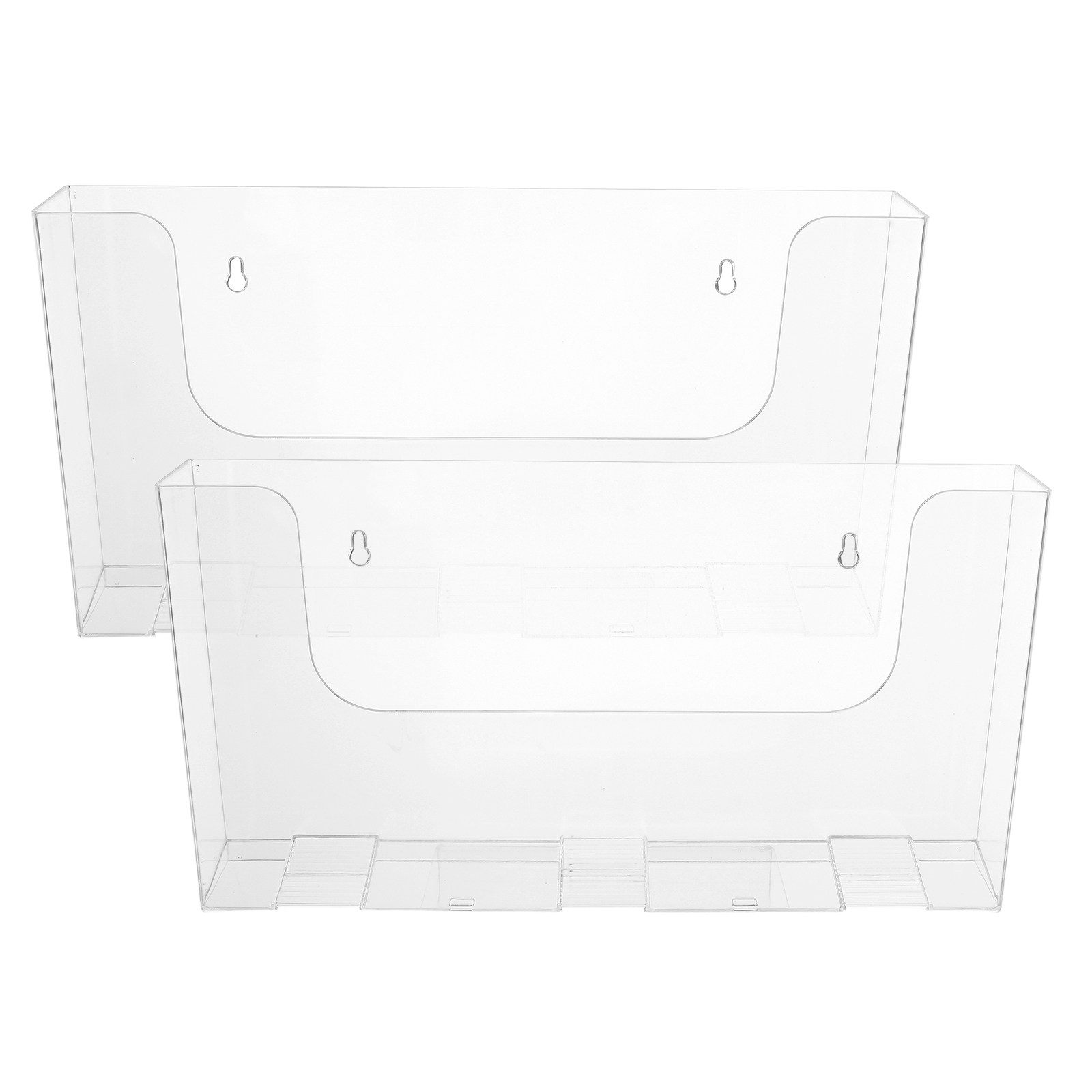 2Pcs 아크릴 벽걸이 형 파일 홀더 투명 대용량 잡지 - Magazine Holder Rack 리뷰 및 가격