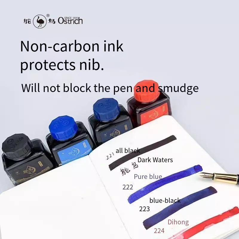 타조 2-시리즈 만년필 잉크, 48ml - 막힘 없는  - Fountain Pen Bottled Ink 리뷰 및 가격