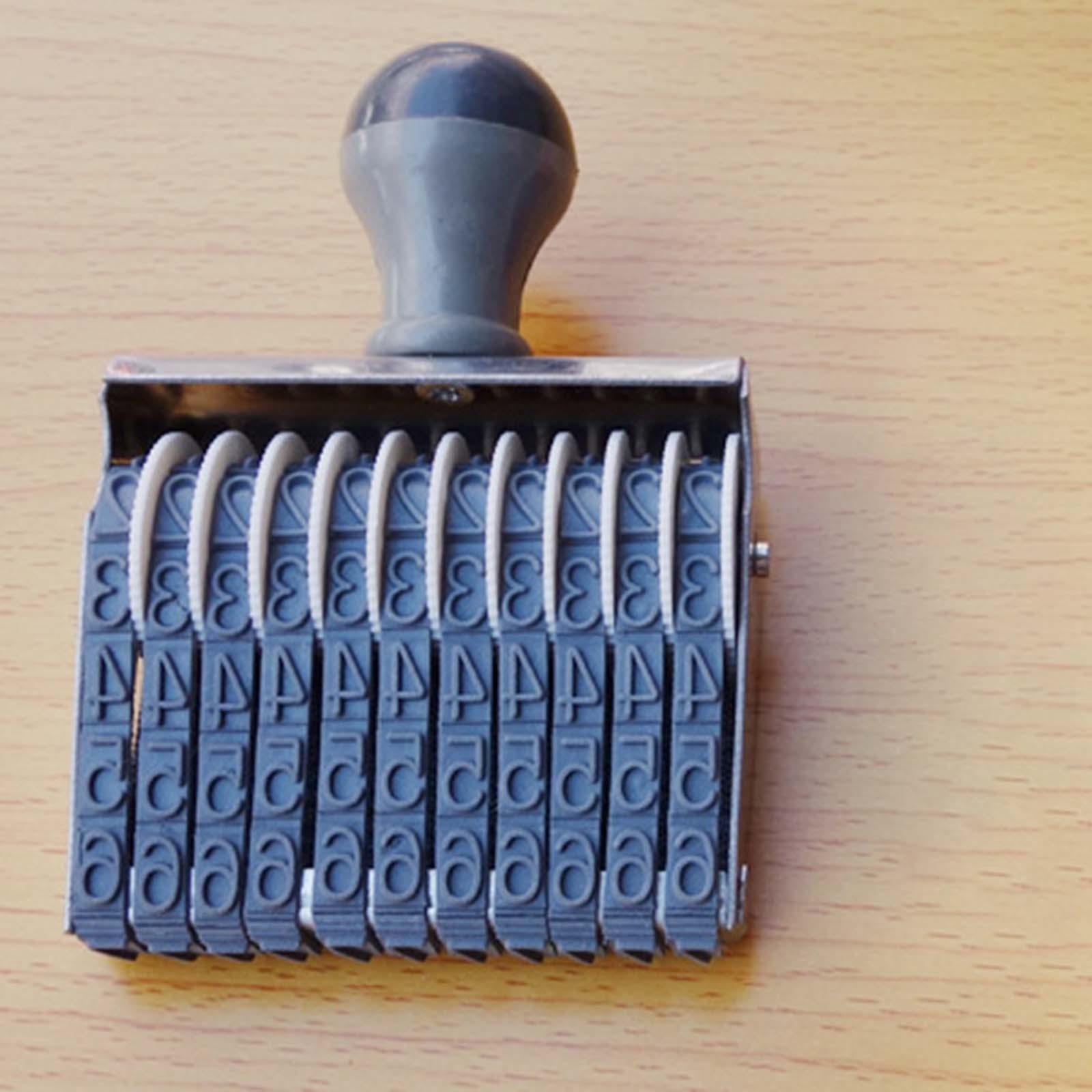 고무 숫자 스탬프 롤러 날짜 스탬프 11밴드 상업용 부 - Rubber Date Stamp 리뷰 및 가격