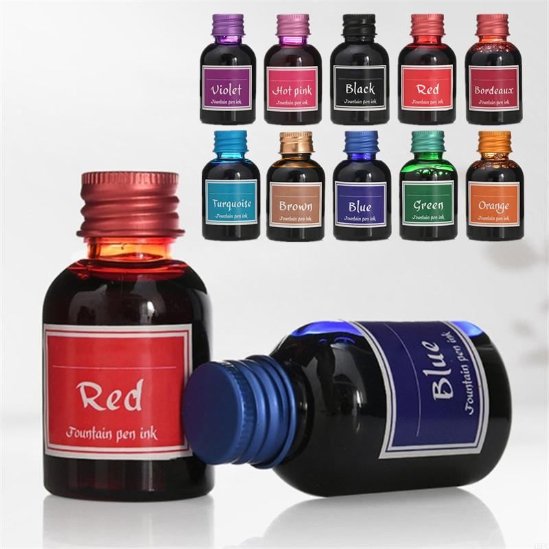 10 가지 색상 1 병 순수 다채로운 30ml 만년필  - Fountain Pen Bottled Ink 리뷰 및 가격