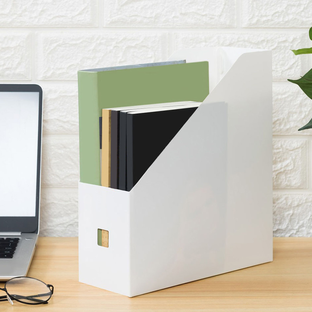 4Pcs 플라스틱 파일 정리함 상자 투명 수직 문서 홀 - Magazine Holder Rack 리뷰 및 가격